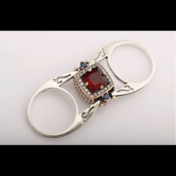 Mesmerizing MUST have reversible Turkish ring Big statement ring, best gift ever - Picture 6 of 9